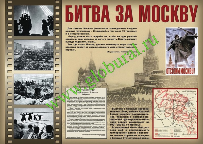 Битва под москвой 1941 1942 гг презентация