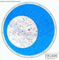 Астрономия "Подвижная карта Звездного неба". Учебно наглядные пособия. - «globural.ru» - Минусинск
