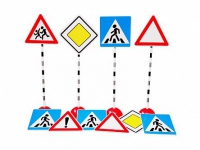 Комплект стоек "Дорожные знаки №2" - «globural.ru» - Минусинск