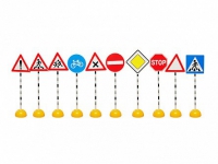 Комплект стоек "Дорожные знаки № 1" - «globural.ru» - Минусинск