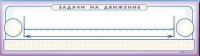 Панно (демонстрационное) магнитно-маркерное "Задачи на движение" + комплект тематических магнитов - «globural.ru» - Минусинск