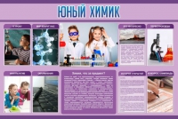 Стенд "Юный химик" (вариант 2) - «globural.ru» - Минусинск