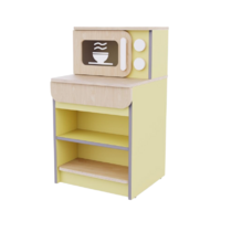 Модуль с микроволновкой из коллекции «НЕГА» (желтый) - «globural.ru» - Минусинск