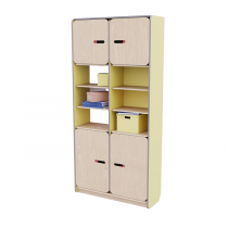 Рабочий стеллаж для воспитателя из коллекции «НЕГА» (цвет желтый) - «globural.ru» - Минусинск