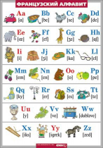 Французский язык. Французский алфавит в картинках (винил) - «globural.ru» - Минусинск