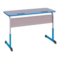 Парта двухместная Smarty Key с полиуретановой кромкой регулируемая по высоте - «globural.ru» - Минусинск