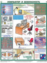 Плакаты "Компьютер и безопасность" (2 листа, размер 450х600) - «globural.ru» - Минусинск