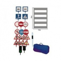 Набор знаков дорожного движения в чемодане (20 штук.) - «globural.ru» - Минусинск