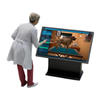 Виртуальный учебный комплекс «Процедурный тренажер ветеринарного врача». Комплектация интерактивный стол - «globural.ru» - Минусинск