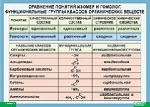 Химия. Сравнение понятий изомер и гомолог. Функциональные группы классов органических веществ (винил) - «globural.ru» - Минусинск