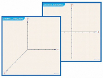 Фрагмент (демонстрационный) маркерный (двухсторонний) "Координатная плоскость" - «globural.ru» - Минусинск