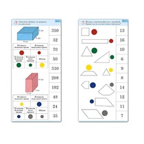 Комплект карточек (10) "Обучающий калейдоскоп. Геометрические фигуры" - «globural.ru» - Минусинск