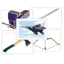 Набор предметных картинок "Оружие, военная техника. Инструменты" - «globural.ru» - Минусинск