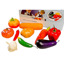 Набор муляжей овощей 10 штук - «globural.ru» - Минусинск