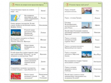 Комплект карточек (10) "Обучающий калейдоскоп. Города и страны" - «globural.ru» - Минусинск