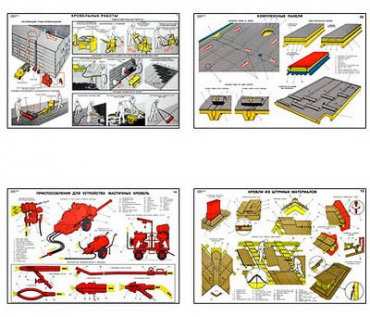 Плакаты "Кровельные работы" - «globural.ru» - Минусинск