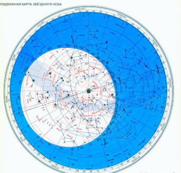 Карта звездного неба (подвижная) - «globural.ru» - Минусинск