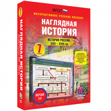 Наглядная история. История России XVII - XVIII веков. 7 класс - «globural.ru» - Минусинск