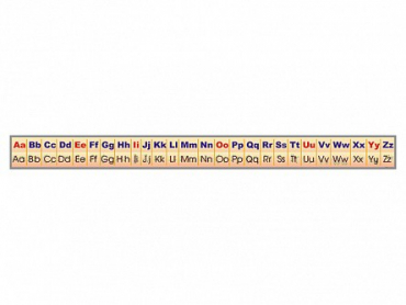 Стенд-лента "Алфавит" (иностранный язык) - «globural.ru» - Минусинск