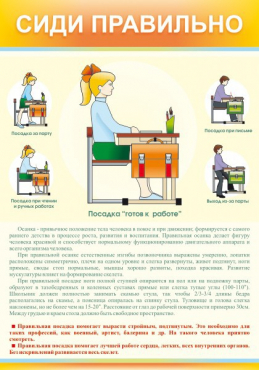 Стенд "Сиди правильно" - «globural.ru» - Минусинск