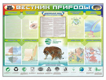 Стенд-уголок "Вестник природы" (вариант 1) - «globural.ru» - Минусинск