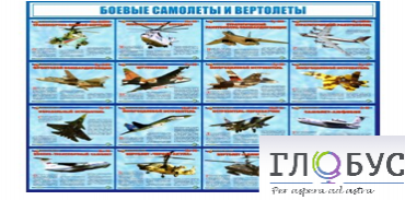 Стенд "Боевые самолеты и вертолеты" - «globural.ru» - Минусинск