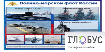 Стенд "Военно-морской флот России" - «globural.ru» - Минусинск