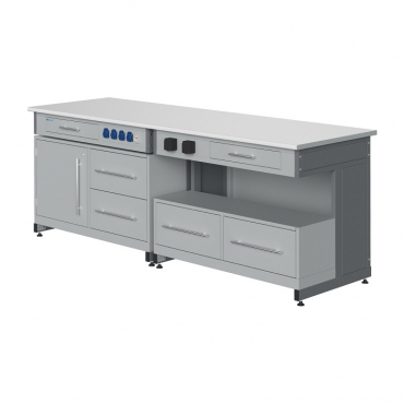 Стол лабораторный демонстрационный с электрическими розетками, автоматами аварийного отключения тока - «globural.ru» - Минусинск