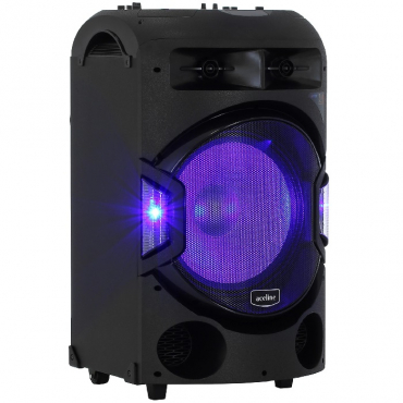 Переносная мобильная акустическая система с возможностью подключения микрофона и проигрывания аудиофайлов с флеш-накопителя мощностью не менее 250 Вт - «globural.ru» - Минусинск