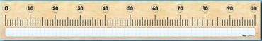 Панно (демонстрационное) магнитно-маркерное "Демонстрационная числовая линейка с делениями от 0 до 100" + комплект тематических магнитов - «globural.ru» - Минусинск