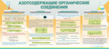 Стенд "Азотсодержащие органические соединения" - «globural.ru» - Минусинск