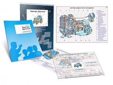 Комплект транспарантов «Тракторы. Двигатели» - «globural.ru» - Минусинск